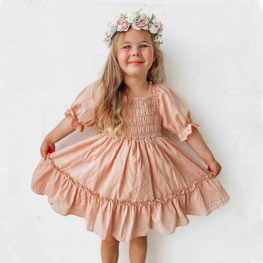 Sequins Costume Smocked Dress