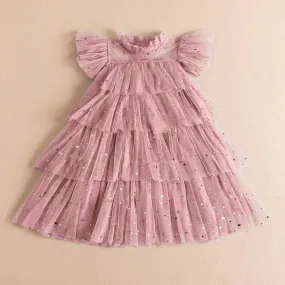 Sequins Costume Smocked Dress