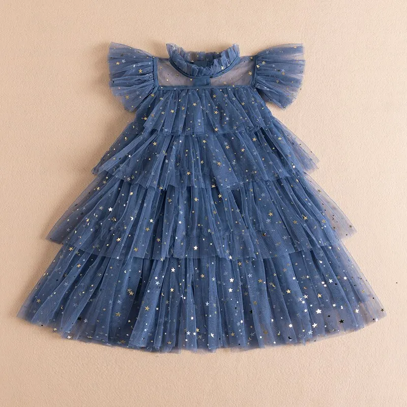 Sequins Costume Smocked Dress