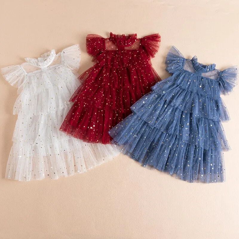 Sequins Costume Smocked Dress