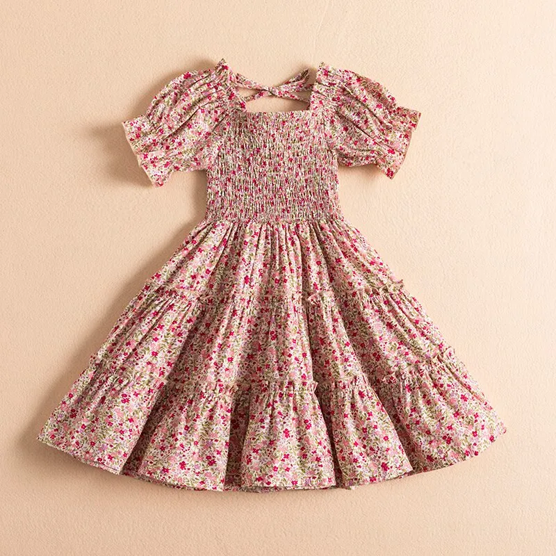 Sequins Costume Smocked Dress