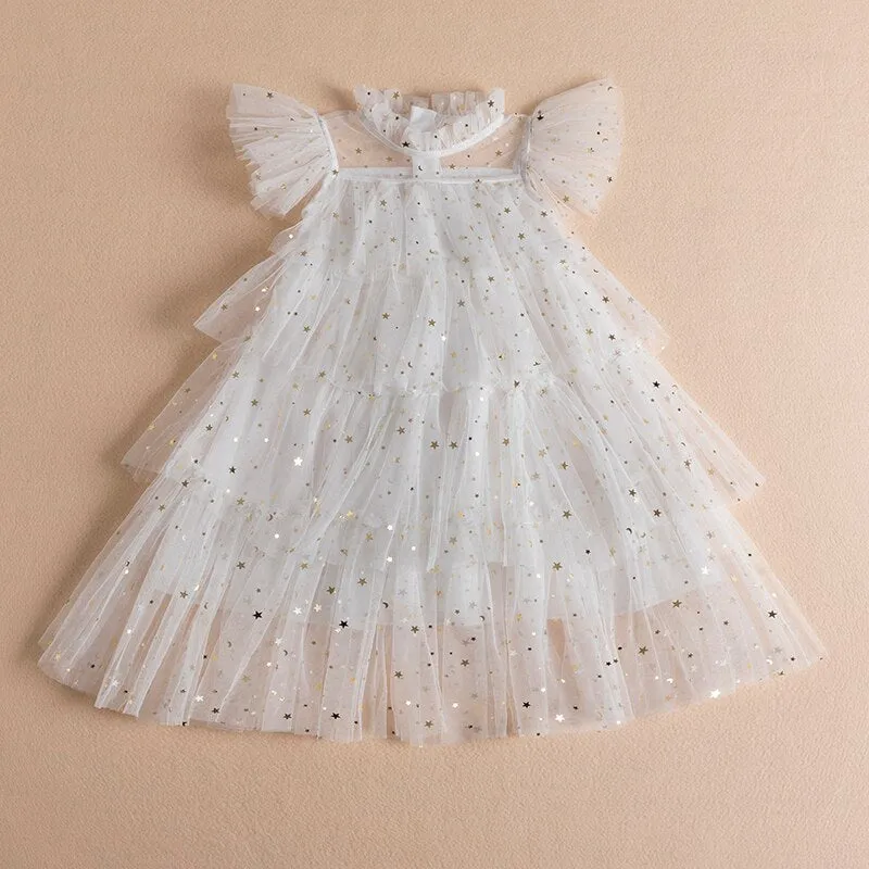 Sequins Costume Smocked Dress