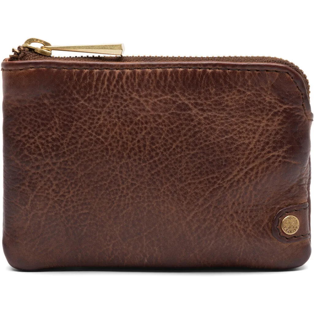 Small purse in soft leather / 12860 - Brandy