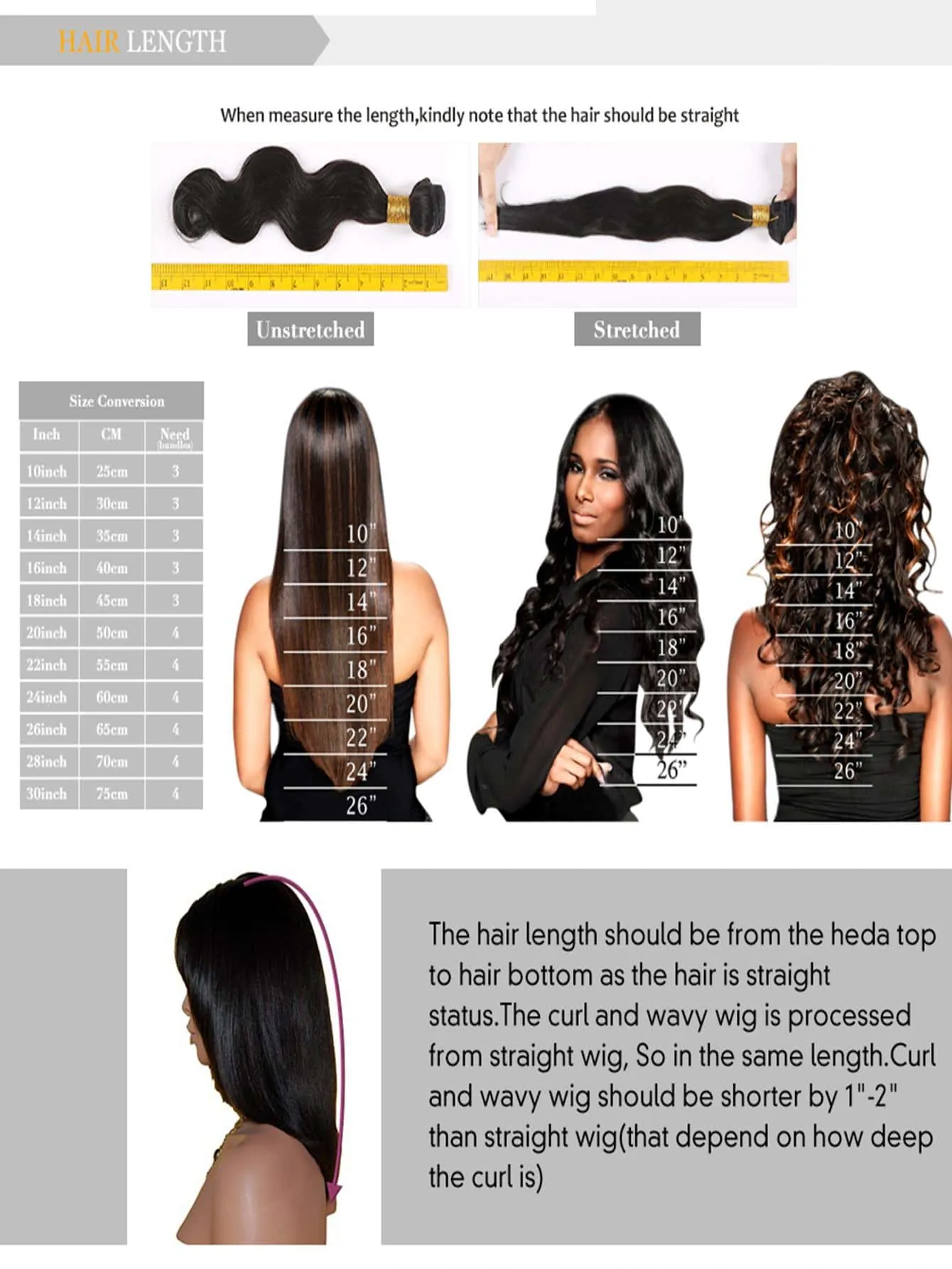 Synthetic 180% Density Pre Plucked Kinky Lace Front Wig