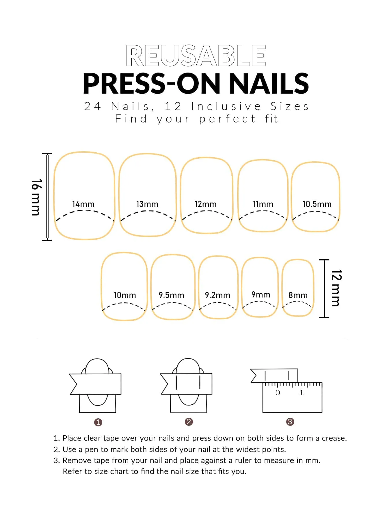 The Ice Queen Square Rhinestone Press on Nails