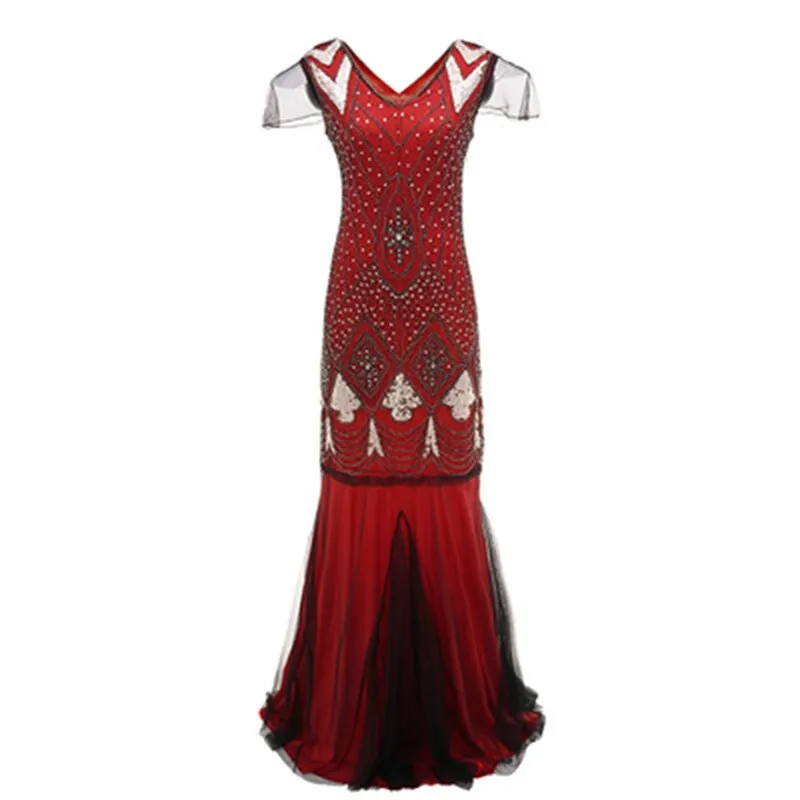 Women Glitter Gatsby Party Dress